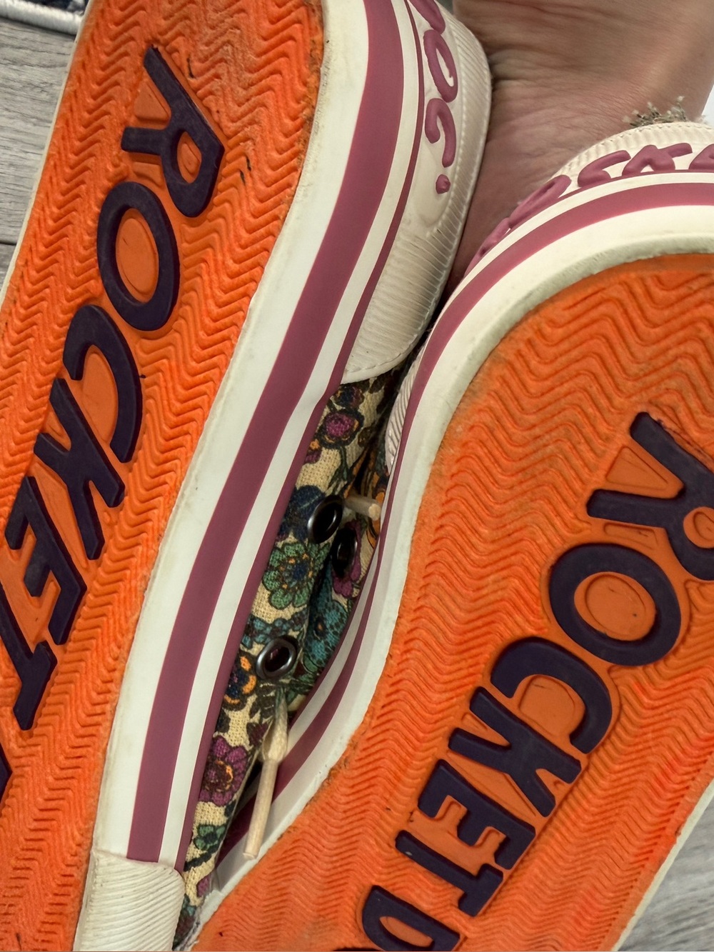 Rocketdog Floral Fashion Women’s Sneakers Size 7 - Picture 7 of 9